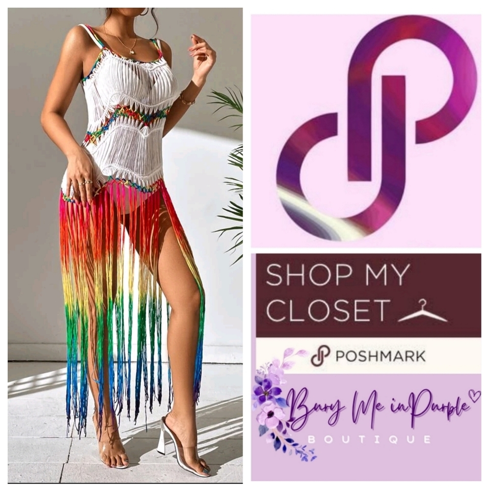 FRINGE BEACH COVER UP